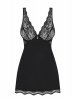 Bielizna-Luvae babydoll i stringi Czarny  S/M